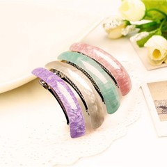 12pcs Retro Acrylic Hair Barrettes 12 Count (Pack of 1), Color