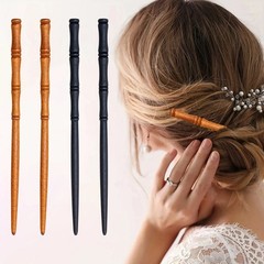 4pcs Stick Hair Clips Pins Women Wood Hair Sticks Natural Chopstick Shaped Hairp