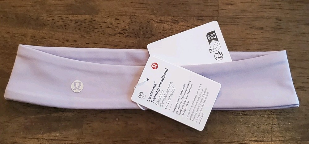 NWT Lululemon Luxtreme Training Headband Womens One Size Nylon Spandex Sports