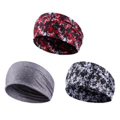 Elastic Headband Fitness Sweatband Men Women Outdoor Running Sport Wide Hairband