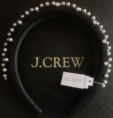(NEW) Women’s J.Crew Pearl Headband- Size: OS (Msrp: $39.50)