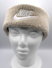Nike High Pile Fleece Headband Women’s OSFM LT Orewood Brown/White