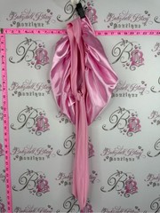 Hair turban wrap sleeping lounge shiny Satin Pink Durag Headwrap