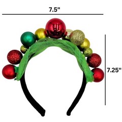 Colorful Christmas Headband Festive Holiday Party Accessory for Women Girls