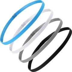 Unisex Non‑slip Thin Sports Headbands for Running, Yoga & Fitness (4pcs)