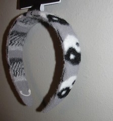 No Boundaries Knit Headband (Gray/ Yin Yang) BRAND NEW W TAGS