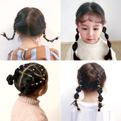 500/1000/2000Pcs Girls Colourful Disposable Rubber Band Hair Ties Headband Child