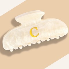 Vovii Acrylic Letter “C” Claw Clips for Women, 1 Count (Pack of 1), Color – C