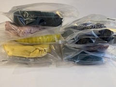 Yellow Gemstone headband With Top Knot NWOT