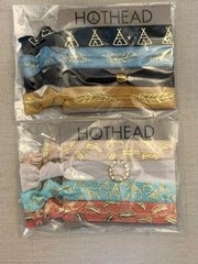 Hothead Hand Crafted Hair Ties 2 Pack New Sealed Free Ship