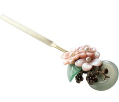 Hanfu Chinese Hair Sticks Hairpin Hair Accessories Jade Traditional Decoration