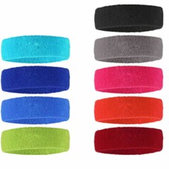 Cotton Sweat Sweatband Headband Sport Yoga Gym Stretch Head Band For Women Men