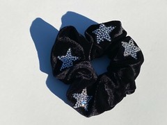 Elegant Fabric Elastic Hair Bands Ladies Jewelry Crystal Hair Scrunchies Small