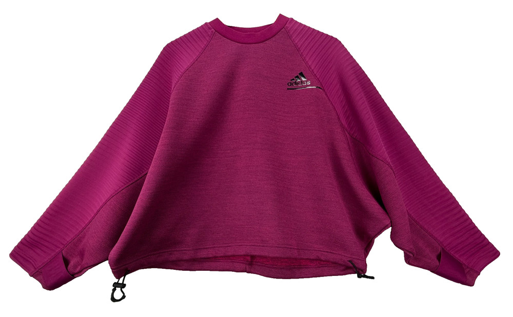 adidas Cold.Rdy Sweatshirt Power Berry Size L Women’s NWT Toggle Hem FS2384