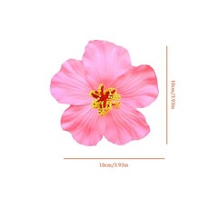 6Pcs Hawaiian Flower Hair Clips for Women, 1 Count (Pack of 6), Colorful