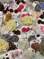 Gimme Couture Hair Accessories Clips Pins Wholesale Bulk Lot 60 Pack Flowers Bow