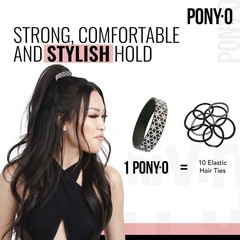 3-Pc Set – Small, Medium & Large Bendable Hair Ties | No Damage Volumizing Po…