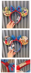Disney Parks Mickey Mouse Ears Minnie Princess Headband Disneyland US SHIP