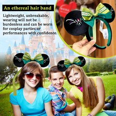 Disney·Resort Anna Princess Minnie Mouse Ears Frozen Fantasy Springs Headband