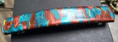 4 Vintage 80s Tortoise Shell & Multi Color Hair Clips/ Barrettes Made in France