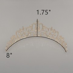 Wedding Austrian Crystal Rhinestone Tiara Crown Bridal Party Pageant Gold 00265