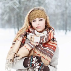 Pangda 6 Pieces Women’s Cable Knitted Headbands, Winter Chunky Ear Warmers Suita