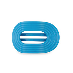 TELETIES – Flat Round Hair Clip | Medium | Miami Vice