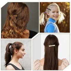 French Barrette Hair Clips for Women 8PCS 2.56 Inch Small Tortoise Shell Hair…