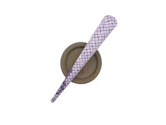 Purple Silk Kimono Long Hair Clip 130mm (5 1/8 inch)