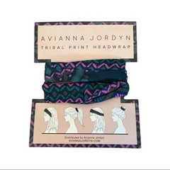 Avianna Jordyn Tribal Print Headwrap – Brand New & Sealed!!