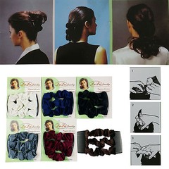 New Magic comb Stretch Velvet Hair Head Comb Double Clips Women Gift