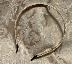 Pearl Headband Beaded Embellished Gold Elegant Headband Hair Accessory