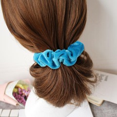 5-100 X Velvet Hair Elastics Women Girl Hair Scrunchies Hair Bands Hair Ties Lot