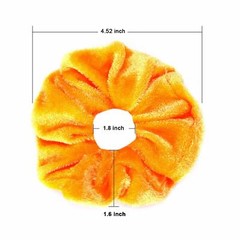 5-100 X Velvet Hair Elastics Women Girl Hair Scrunchies Hair Bands Hair Ties Lot