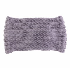 Knitted Flower Headband Warm Elastic Hairband Women Girls Headwear Solid Color