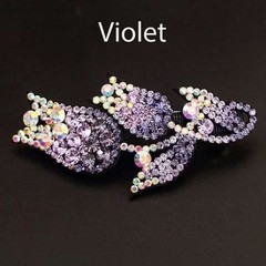 Diamond Light Luxury Water Diamond Rose One Word Top Clip Women’s Best Gift