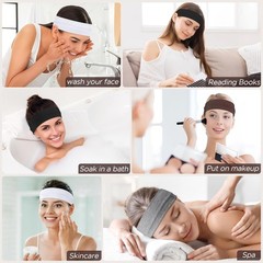 Headbands for Women, Stretchy Non Slip Soft Cotton Cloth Hair Bands for Sports