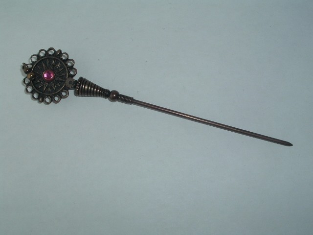 VINTAGE METAL HAIR STICK HAIR ACCESSORY