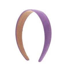 Motique Accessories 1 Inch Wide Suede Like Headband Solid Hair band for Women