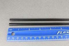 Black hair sticks painted solid color wood chop picks pins accessory 7″ long