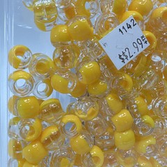 Eden Hair Beads 200 Count Pack EBS 2 Colors All Ages Fashion Beads Sealed