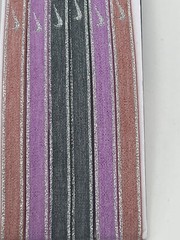 WOMENS NIKE SWOOSH 6 Pack METALLIC SPORT HEADBANDS SET NWT