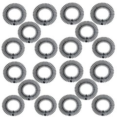 20 pcs Hair Comb Headband Stretch Flexible Plastic Circle Hairband