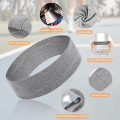 Headbands Black, white, medium gray, navy, light brown, flesh and floral gray