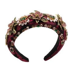 Elegant Baroque Crystal Headband for Women – Pearl Rhinestone Hair Accessory
