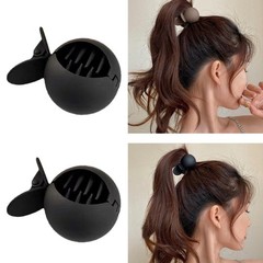 Pony Tail Clip 2 Pack Creative Fish Claw Korean Style Nonslip Hair Clamp Women