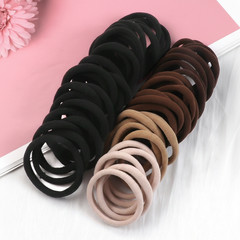 Men Women Hair Ties Soft Seamless Hair Bands Fr Thick Thin Hair Ponytail Holders