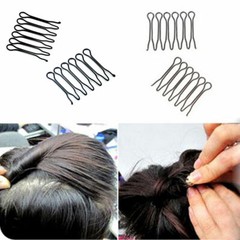 10pcs New Black Fringe Lnvisible Hair Clip Comb Hairpin Bobby Pin Headband