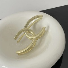 Women Hair Claw Clip Double C Cut Out Shark Grab Clamp Fashion Accessory