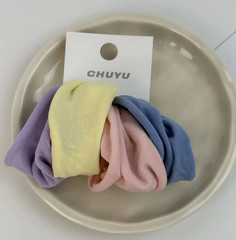 4pcs Thick Elastic Hair Tie Scrunchie Ponytail Holder Set Hair Accessories